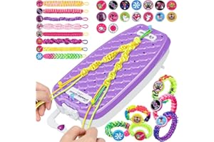 FHNSEL Friendship Bracelet Making Kit, Arts and Crafts for Children Aged 8-12, DIY Bracelet Kit, Toy Gift for 6 7 8 9 10-12 Years Old for Girls and Children