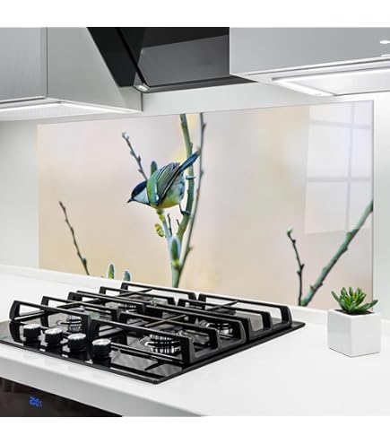 ARTHUB® Crédence De Cuisine En Verre 60x120 Cm, Spices Art | Protection Contre Les éclaboussures, Revêtement Mural En Carreaux, Plaque En Verre, Verre Trempé, Aliments, Épices