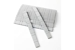 ZERINT WW-15RG180 15 Tiras (5 g + 10 g) x 6 Pesas de Equilibrio Adhesivas para Automóviles, Camiones, SUV y Motocicletas,Contrapesos Adhesivos Gris, 1,35 kg