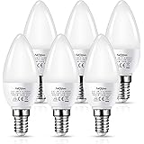 E14 LED Candle Light Bulbs, 3W Edison Screw Bulb, 30W Incandescent Equivalent, 3000K Warm White, 300lm, Non-Dimmable, Energy 