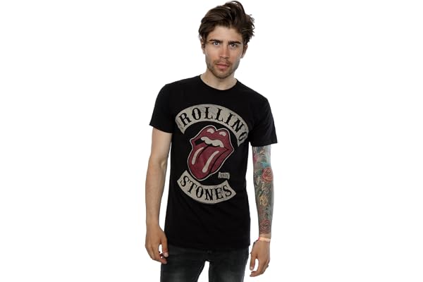 The Rolling Stones T Shirt Tour 1978 Band Logo Nouveau Officiel Unisex Noir