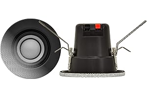 Earthquake Sound ECS-3.0 Paire d'enceintes de Plafond sans Bord Ultra compactes 7,6 cm