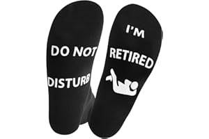 SATINIOR Retirement Gifts Ideas Socks Funny Cotton Socks for Men Women Unisex Birthday Grandpa Grandma Retirees Gifts