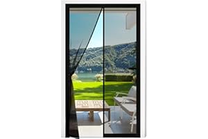 FILLIS Zanzariera Magnetica Per Porte, 120x220cm zanzariera in fibra di vetro Porta del balcone Tenda di mosca senza forare Tenda magnetica della porta per il balcone Soggiorno camera da letto Porte