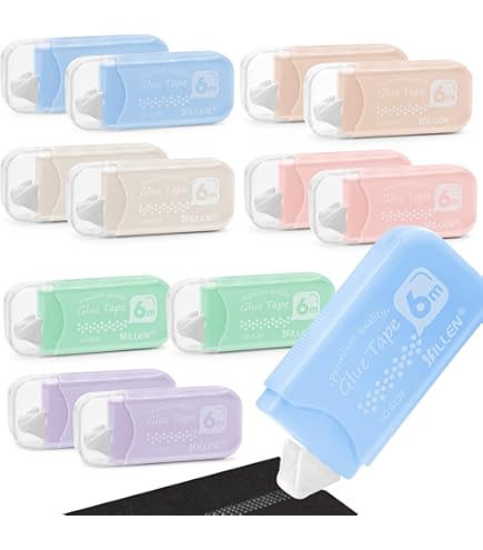 SAKEYR Lijmroller, fotolijm, lijmroller, muis, fotolijm, dubbelzijdig zelfklevend, scrapbook-accessoires, plakmuis voor albums, foto's, kinderknutselen, kaart, kerstcadeaus, 8,4 mm x 8 m, 6 stuks SAKEYR Lijmroller, fotolijm, lijmroller, muis, fotolijm, dubbelzijdig zelfklevend, scrapbook-accessoires, plakmuis voor albums, foto's, kinderknutselen, kaart, kerstcadeaus, 8,4 mm x 8 m, 6 stuks