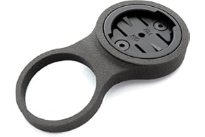 Bike3D Soporte GPS Universal Compatible con Garmin o Wahoo con Espaciador 6mm (-6º, Garmin)