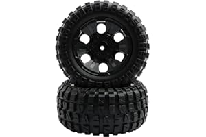 GDOOL 1:10 9200 RC Tires PX9200-29A Accessories Spare Parts for 1:10 9200 9200E 9201E 9205E 9206E HB101 Trucks 200E 210E Brushless RC Cars Vehicle (2 Pieces)
