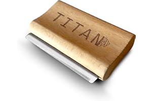 Titan K9 Dog Dematting Comb – Gentle Detangling Comb for Dogs & Cats – Effective Pet Hair Remover Grooming Tool for Knots, Mats & Shedding (Large)