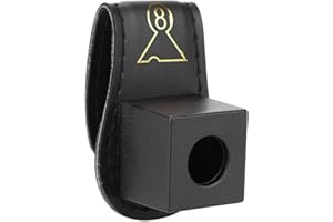WOSUNE Chalk Holder With Belt Clip Snooker Cue Chalk Pool Cue Chalk, Magnetic Compact Magnetic Billiard Chalk Holder Leather Wearable 7 * 5 * 4.5cm Cue Chalk Holder, Snooker for Billiard Leisure Training