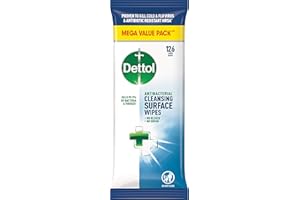 Dettol Surface Wipes Anti bacterial 126 STK antibacteriana superficies Toallitas