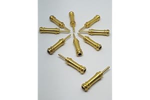 Mantua Model Cannone ad Incastro in Ottone 20 mm Confezione da 10 Pz