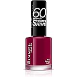 Rimmel London 60 Seconds Super Shine Nail Polish, 320 Rapid Ruby