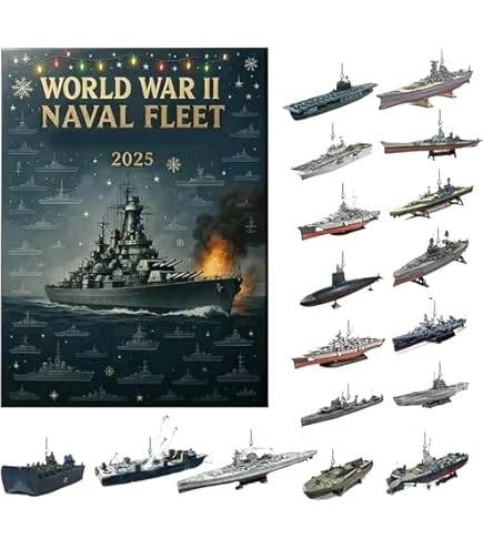 Calendario De Adviento De La Flota Naval De La Segunda Guerra Mundial