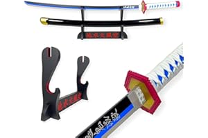 FEENOMENN Demon Slayer : Kimetsu No Yaiba - Katana Replica Lama di Legno - GIYU TOMIOKA