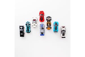 Capricorn Goods Wall Mount Hook Compatible with Speed Champions Cars - Easy to Install Wall Mount Display Hooks for Brick Cars (8 Pack)