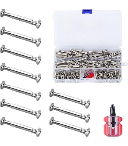 Viti Per Maniglie Mobili - Set Da 10, Testa Bombata &Oslash;4x28mm, Acciaio Zincato - Per Cucina E Armadi