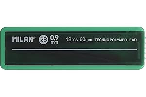 MILAN Blister petite boîte de 12 mines graphite 0.9 mm 2B
