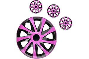 KB TOOLS Hubcaps Universal – 14 15 16 Inch – Compatible With A Wide Range Of Car Models – Large Variety Of Colours – Fit Premium Quality Wheel Trims