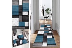 Mogetal Tappeto Passatoia Corridoio Cucina Lavabile Antiscivolo al Metro 70x240cm per Salotto Camera da Letto Ingresso Interno