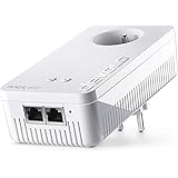 devolo Magic 1 WiFi 5 (ac) Adaptateur d'extension : 1x Adaptateur CPL WiFi, Prise Gigogne (1 200 Mbits, 2x Ports Fast Etherne