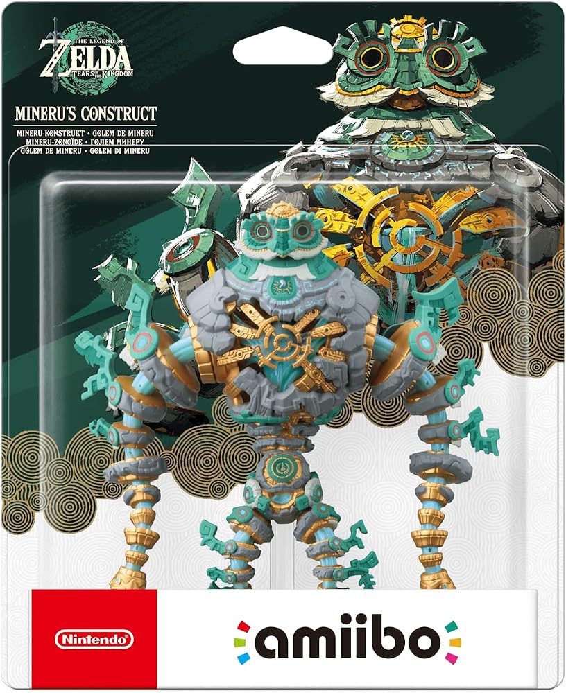 Nintendo Switch 2 Amiibo Mineru's Construct, The Legend of Zelda, Tears of The Kingdom Series
