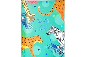 Fun Hub 2023 Diary Pocket Week to View Fashion soft padded hardback Holographic Foil (Pattern 4)