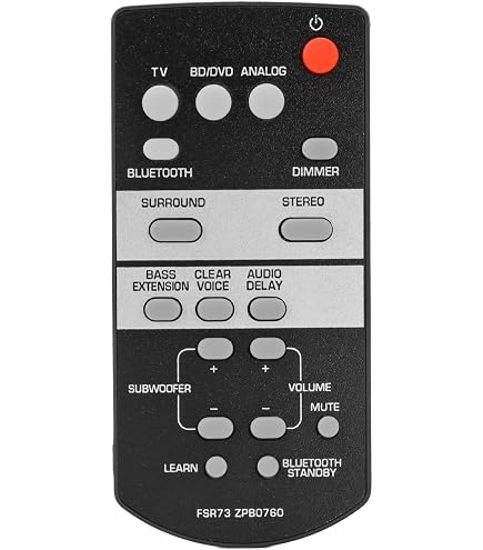 ALLIMITY Telecomando Sostitutivo Per Yamaha Audio System – Modelli FSR80, ZG80760, YSP-1400, YSP1400 - 6