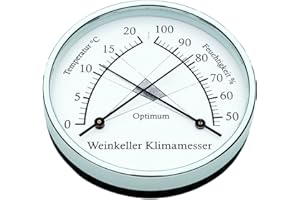 Barigo Thermomètre Hygromètre de cave Ø 10cm