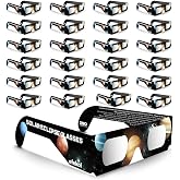efekol Gafas Eclipse Solar Homologadas - Certificaci&oacute;n CE y EN ISO 12312-2 | Cumple (UE)2016/425, Protecci&oacute;n UV e Infrarrojo,