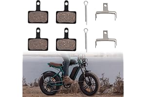 Motorcykelbromsbelägg 2 st fram och bak för Engwe M20 elcykel, skivbroms