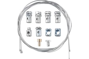 GUANGCAILUN Universal Motorcycle Cable Emergency Brake Throttle Clutch Cable Repair Kit, Universal Cable Repair Kit, Throttle Cable, Motorcycle Throttle Clutch & Brake Cable Repair Kit