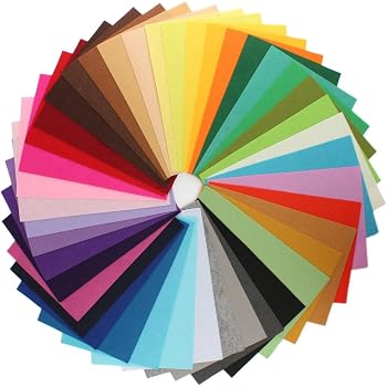 50 Stück Bunte Filzplatten – DIY Bastelset, 20x30 Cm, Polyester Filz Für Nähen & Handwerk