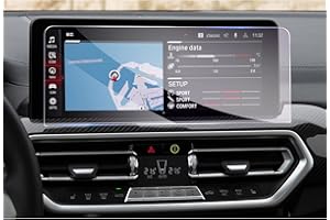 GAFAT 12,3 Zoll B-M-W X3 G01 | X4 G02 / iX3 2022-2024 Navigation Schutzfolie, Glas Displayschutzfolie für 12,3 Zoll Display, Kompatibel mit BMW X3 2024 Touchscreen, 9H Anti-Kratzen