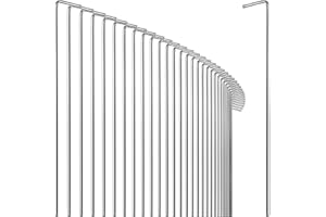 COM-FOUR® piquets de Tente 36x en Acier - piquets Extra épais pour Le Camping et l'extérieur - idéal pour Les sols normaux et durs - Ø 5 mm