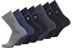 Tom Tailor Herren Socken 7er Box – 7 Days Geschenkbox, 7 Paar Baumwollsocken mit Sortierhilfe, hoher Baumwollanteil, perfekte Passform für Alltag & Freizeit, Größe 39-42 und 43-46