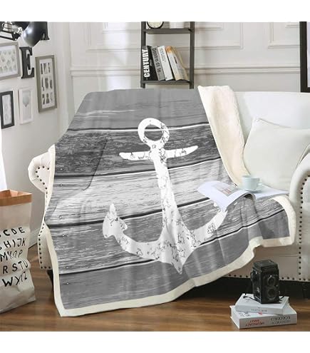 Osters Muschel-Sammler-Shop Maritime Wandskulpturen – Segelboot Metall 12,5 Cm, 2er Set, Weiß-grau-türkis