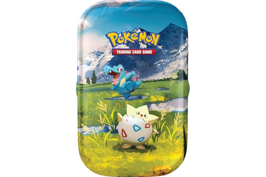 Pokémon: Megaevolution Expansion Collector's Minibox - Heroic Rise (Togepi and Totodile) by GCC Pokémon (1 sticker sheet, 1 illustration card of the mini box and 2 expansion packs)
