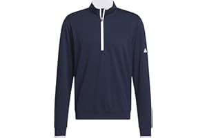 adidas Men's Lightweight Half-Zip Top, collegiate navy, XXL