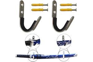 AUXPhome Sword Stand 2 Hooks Wall Mount Felt Protector Small Modern Style Holds Most Swords Martial Arts Equipment