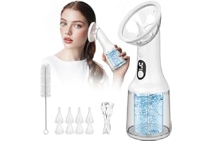 KIMTAR Ohrenschmalz Entferner Ohrenreiniger mit Integriertem Doppeltank, Ohrreiniger für Erwachsene Mit 4 Druckmodi IPX7 Wasserdicht Wiederaufladbar und 8 Düsen für Erwachsene Kinder zu Hause