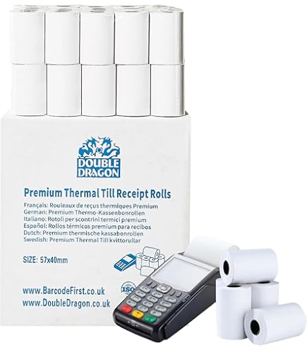 40  Nationwide Paper Premium Thermal Till Rolls 80x80mm, Card Payment Machine Paper Receipt Rolls~p106432670 - View #11