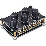 Little Bear MC5 Mini Portable Stereo 4 Channel Audio Mixer Passive Live Studio Console Recording Low Noise (No Power Needed)