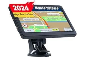 LOVPOI GPS Navigator für Auto 7 Zoll, LKW GPS kommerzielle Fahrer, Trucker GPS für Semi Truck, Navigation für LKW 2024 Karte mit kostenlosen lebenslangen Updates, Geschwindigkeitsbegrenzungswarnungen,