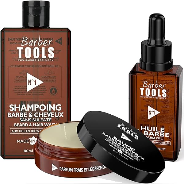 Bartbalsam N°1 – Mit 100% Natürlichen Ölen, 30ml, Made In France, Für Struktur & Pflege