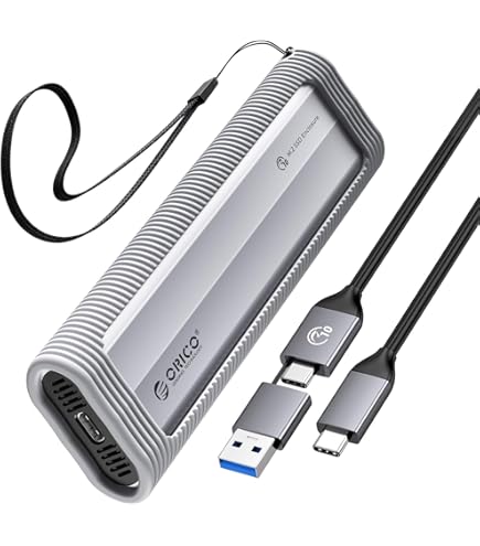 ORICO M.2 NVME SSD Enclosure Aluminum Dual Bay with Offline Clone