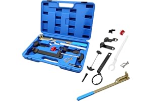 Wvoillty 10 Pcs Kit D'outils Réglage du Moteur, Outil de Chaîne Distribution, pour Moteurs VAG EA211 1.0, 1.2, 1.4, 1.6L FSI TSI TFSI, Compatible avec VW Audi A3, Golf VII, Jetta, Skoda Octavia, Seat
