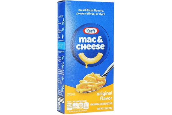 Kraft macaroni och ost the oesiest, 10-pack (10 x 206 g förpackning)