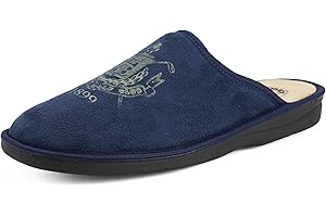 JOMIX Męskie kapcie anatomiczne zamknięte palce stylowe i wygodne kapcie