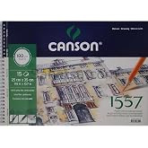 Canson 1557 Resim Ve &Ccedil;izim Blok 180Gr 25X35 15Yp Spiralli Resim Defteri