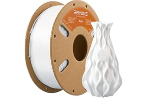 ERYONE Filamento PLA+ 1,75 mm +/- 0,03 mm, PLA Plus Filamento per Stampante 3D, 1 kg/Bobina per stampa 3D, Bianco